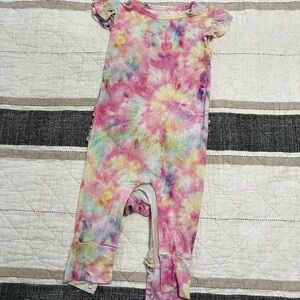 Colorful Tie-Dye Romper